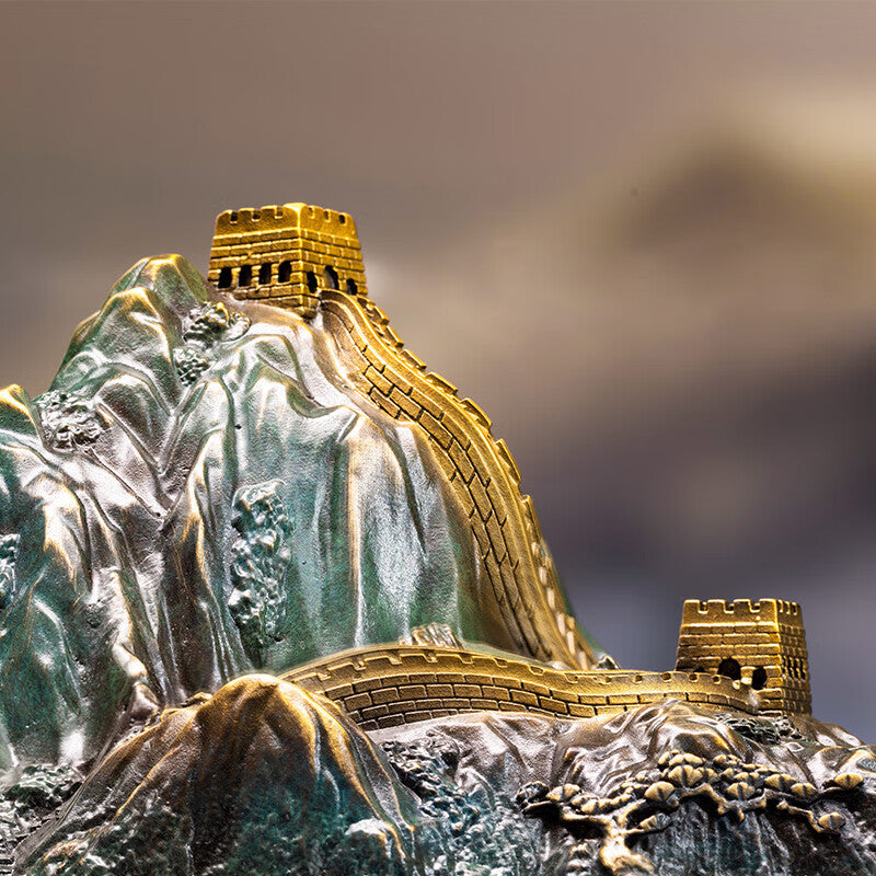 Zhu bingren copper Great Wall New Chinese Style Home Living Room Study Desk Creative Boutique Decoration Gift Ornament