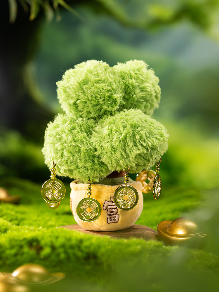 Zhu bingren copper Plant a Money Tree Ornament for Living Room, Entrance, Office, Opening, Housewarming, Gift Giving