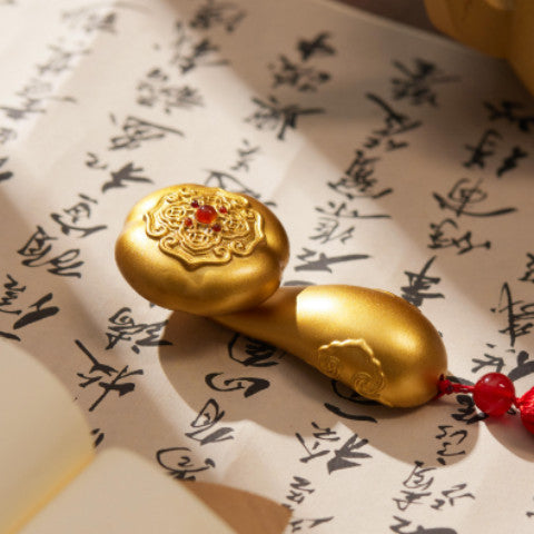 Zhu bingren copper Rotating Ruyi Handle Piece Creative and Fun Ornaments Exquisite Handheld Pieces Unique Plaything New Model