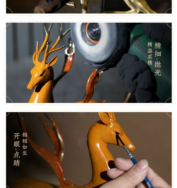Zhu Bingren Copper Banknote Grade Happy Fruit Copper Ornament Home Happiness Little Apple Office Desktop Apple Gift