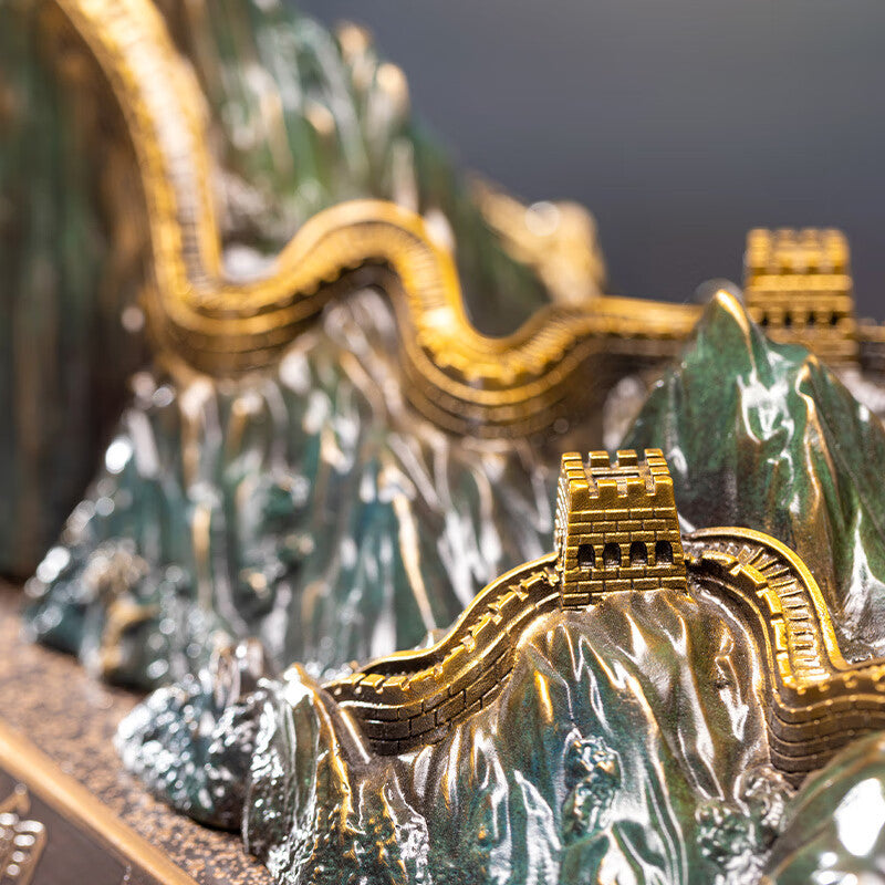 Zhu bingren copper Great Wall New Chinese Style Home Living Room Study Desk Creative Boutique Decoration Gift Ornament