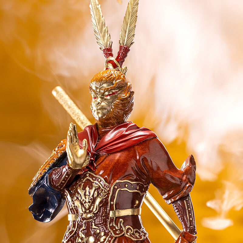 Zhu bingren copper Great Victory Living Room Entrance Study Desk Great Sage Sun Wukong Copper Craft Ornament Opening Gift