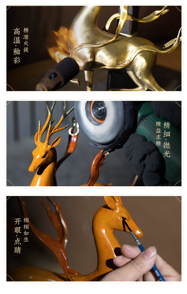 Zhu Bingren Copper Qiankun Wind Fire Wheel Fidget Spinner Set Stress Relief Toy Nezha Ornament Desktop Decoration