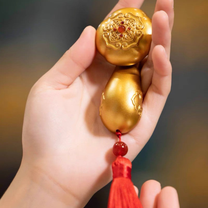 Zhu bingren copper Rotating Ruyi Handle Piece Creative and Fun Ornaments Exquisite Handheld Pieces Unique Plaything New Model