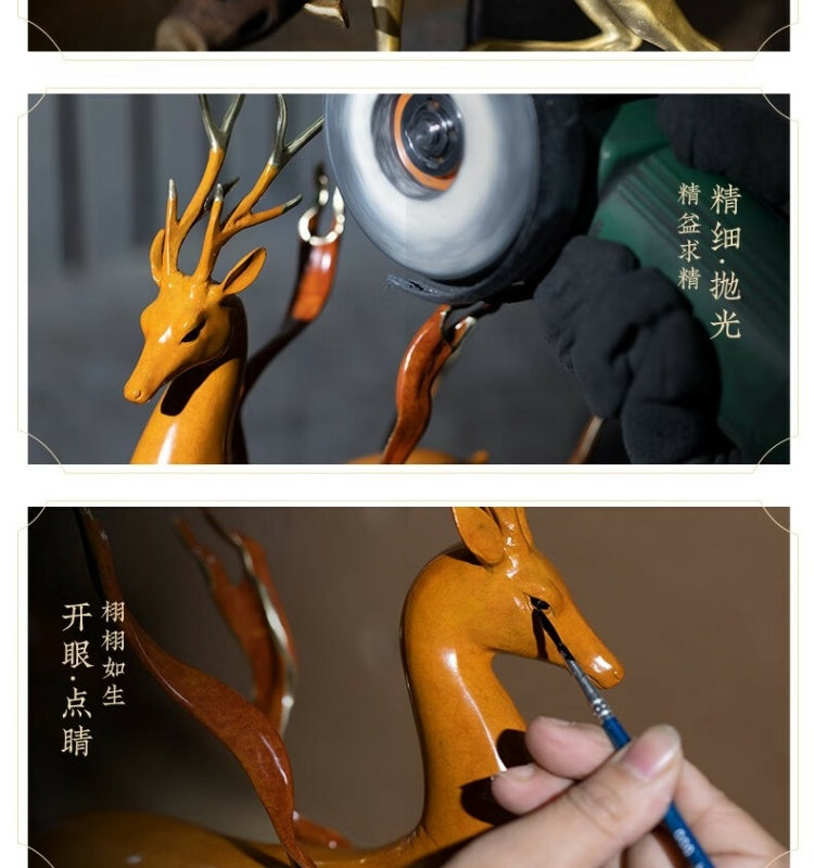 Zhu bingren copper Dragon Turns the Universe Dragon Ornament Living Room Entrance Decoration Craft Home Decor Office Decoration