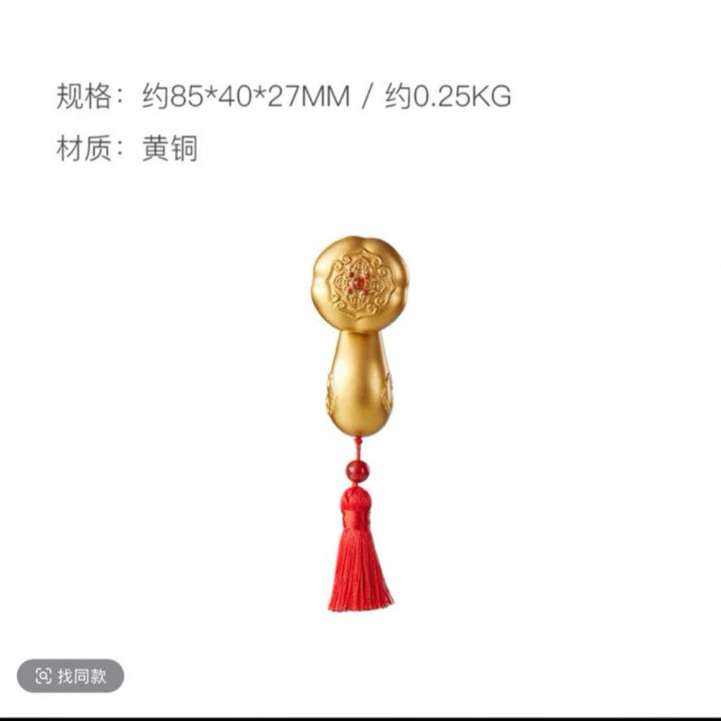 Zhu bingren copper Rotating Ruyi Handle Piece Creative and Fun Ornaments Exquisite Handheld Pieces Unique Plaything New Model