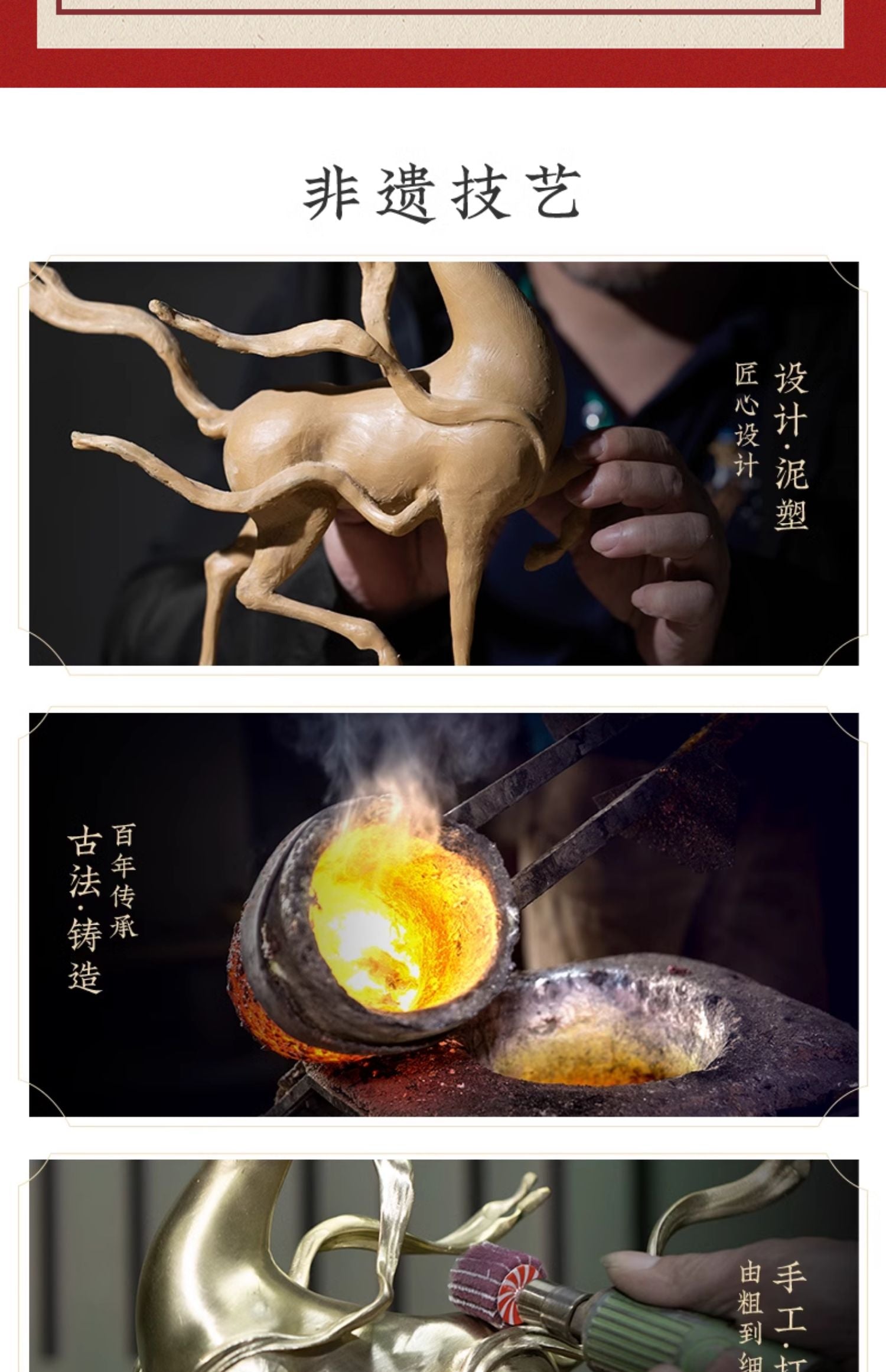 Zhu bingren copper Fortune Pixiu Copper Pendant Filigree Craft Handheld Piece Wealth-Attracting Decoration Holiday Gift