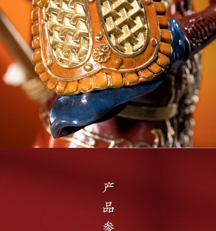 Zhu bingren copper Great Victory Living Room Entrance Study Desk Great Sage Sun Wukong Copper Craft Ornament Opening Gift